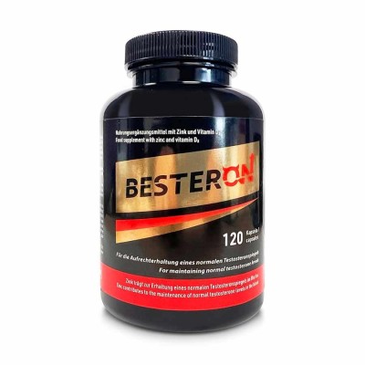 Besteron Capsules. Herbal food supplement for men's health. 120 capsules, 1-2 months