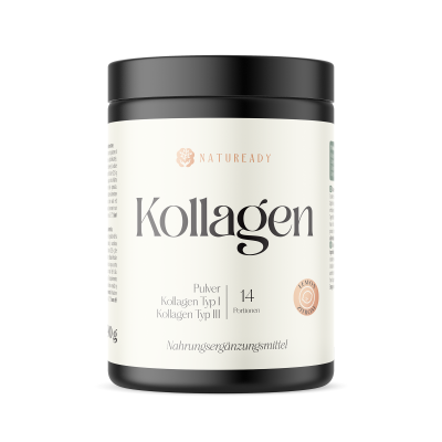 Collagen powder. Lemon flavoured collagen supplement for your beauty. 290 g, 24 servings.