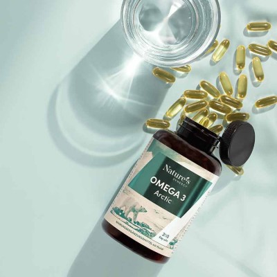 Omega 3 Arctic capsules. Omega-3 and Vitamin E for arctic sharp thinking and vision. 200 capsules.