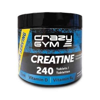 Creatine tablets. The supplement for those who enjoy active way of life. 240 tablets, 40 days.
